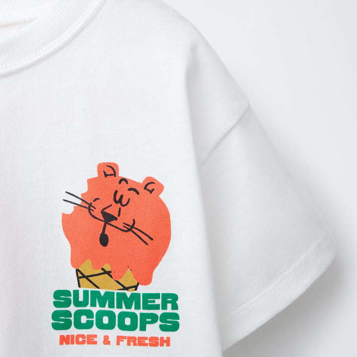 Moudda ZARA - T-Shirt Enfant - Glaces & Visages Animaux - Tunisie 3