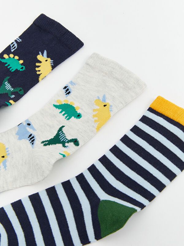 Moudda LC Waikiki - Chaussettes courtes Garçon Fil mélangé teint - Tunisie 2