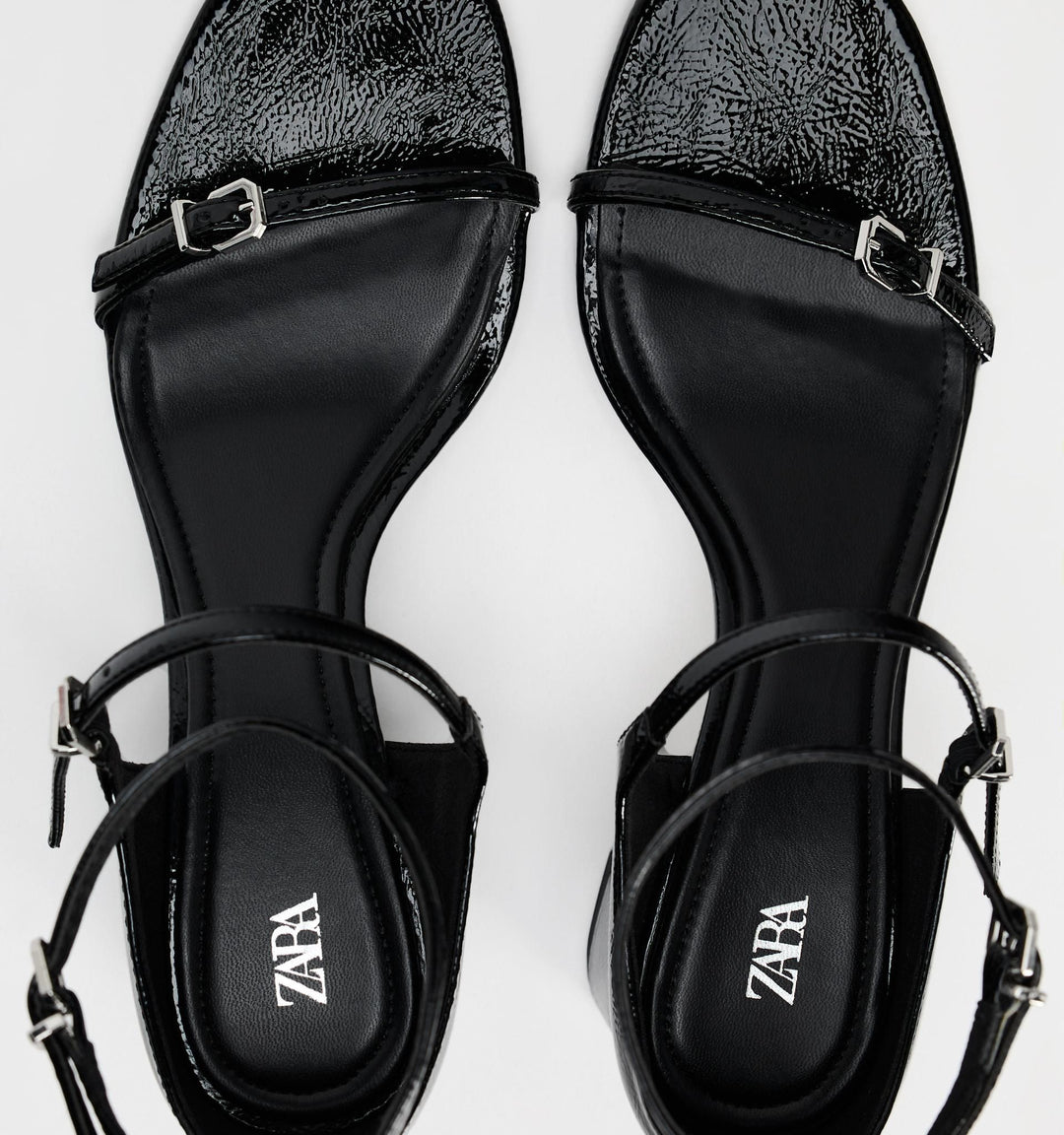 Moudda ZARA - Sandale talon large Mary Jane vernis - Tunisie 2