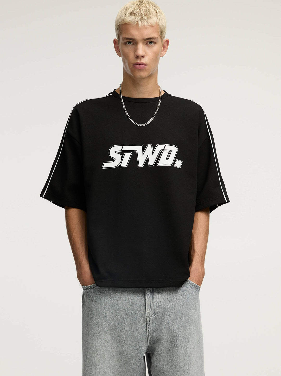 Moudda PULL & BEAR - Sweat Interlock STWD Sport Détails Mesh - Tunisie 4