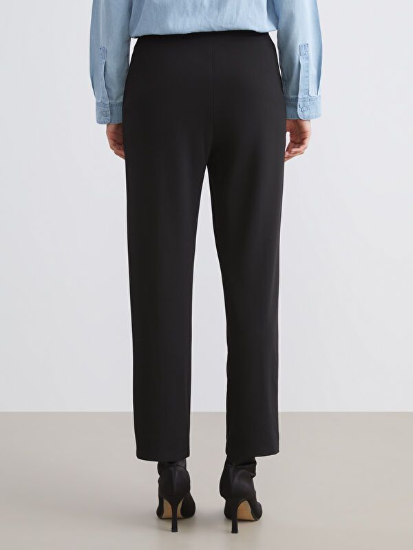 Moudda LC Waikiki - Pantalon tissé moyen Femme Noir - Tunisie 4