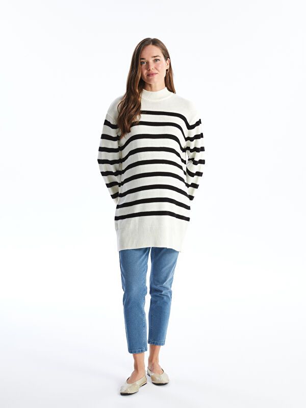 Moudda LC Waikiki - Tunique de grossesse en tricot à manches longues pour Femmes - Tunisie 2