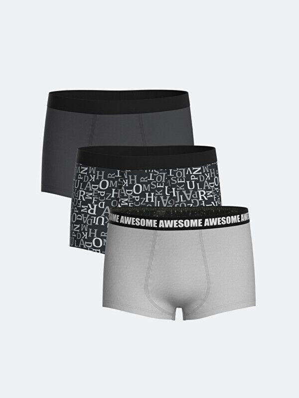 Moudda LC Waikiki - Boxer en jersey pour Garçon couleur Gris imprimé - Tunisie 1