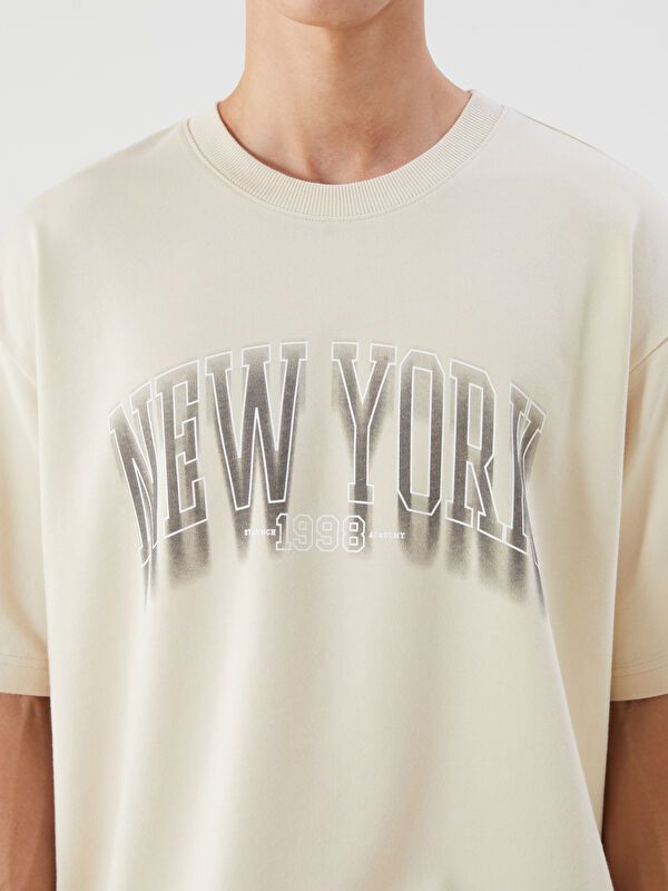 Moudda LC Waikiki - Sweatshirt en jersey Homme Beige clair - Tunisie 3