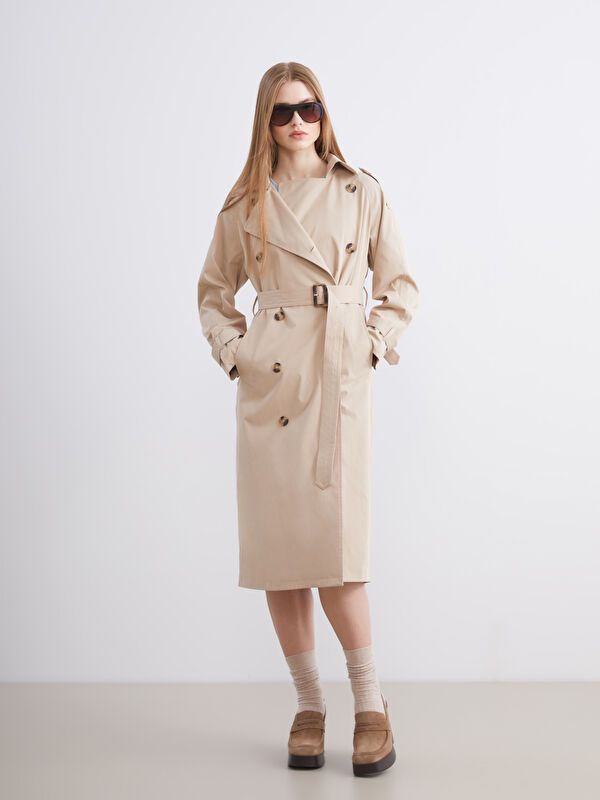 Moudda LC Waikiki - Trench Femme Beige - Tunisie 2