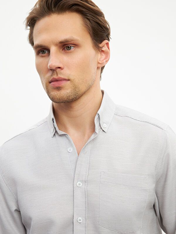 Moudda LC Waikiki - Chemise tissée à manches longues pour Hommes - Tunisie 3