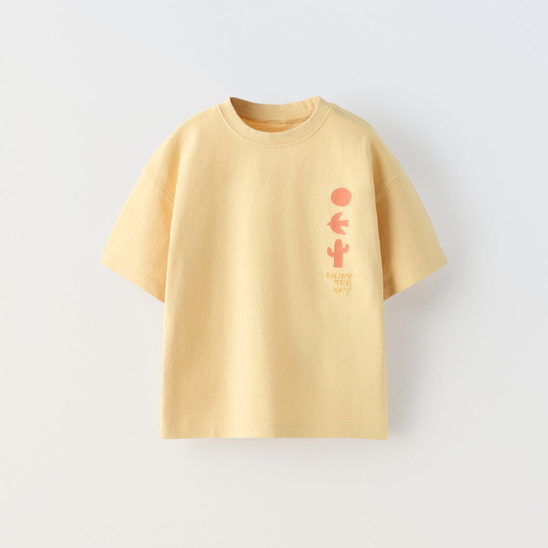 Moudda ZARA - T-shirt enfant logo devant dos + broderie - Tunisie 2