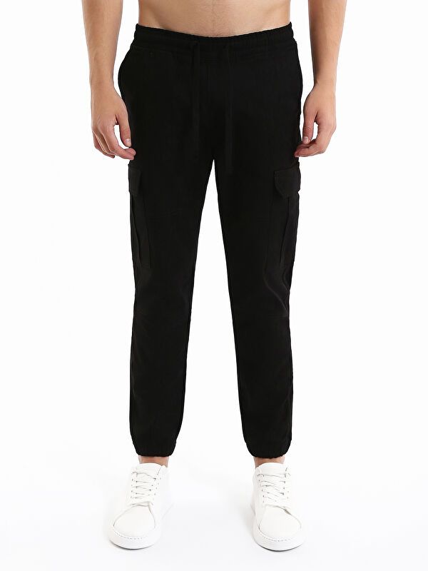 Moudda LC Waikiki - Pantalon cargo tissé Homme Noir - Tunisie 2