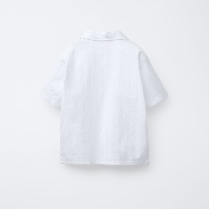 Moudda ZARA - Chemise Enfant - Polo Écru & Texture Basique (6T) - Tunisie 2