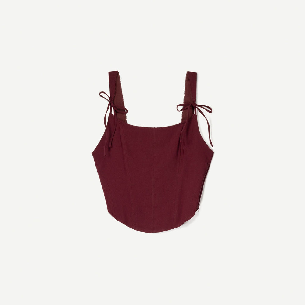 Moudda BERSHKA - Top Corset Cintré - Nœuds - Tunisie 2