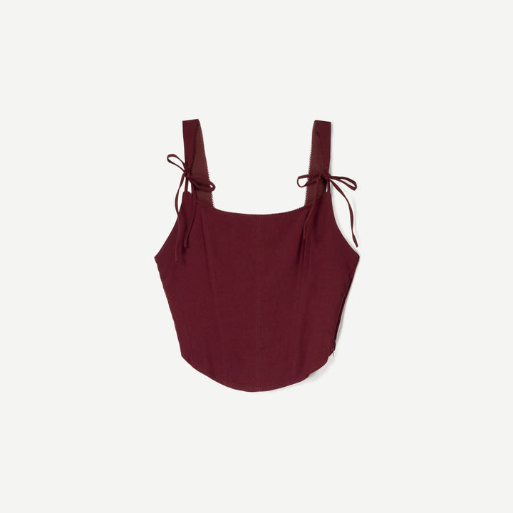 Moudda BERSHKA - Top Corset Cintré - Nœuds - Tunisie 2