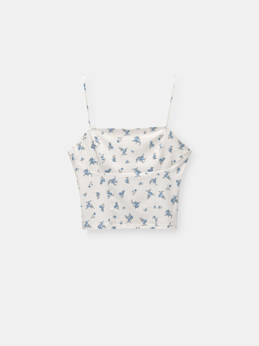 Moudda PULL & BEAR - Body Top Bambula Imprimé Fleurs et Pois - Tunisie 1