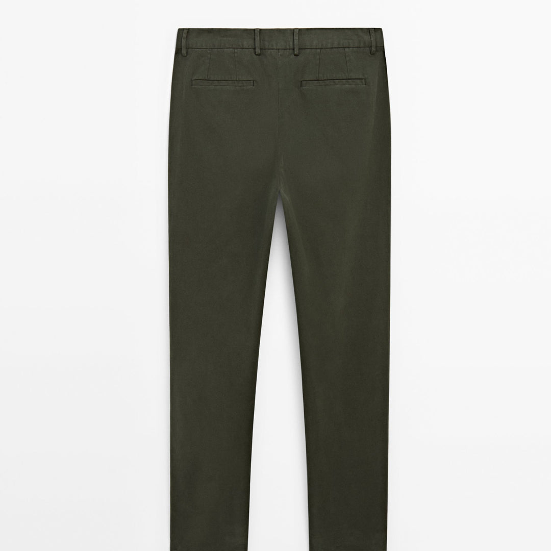 Moudda Massimo Dutti - Pantalon sergé cassé coupe slim - Tunisie 5