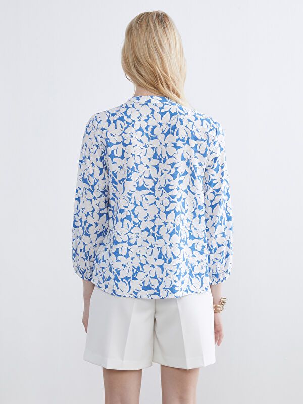 Moudda LC Waikiki - Chemisier (blouse) imprimé manches longues en tissu - Tunisie 4