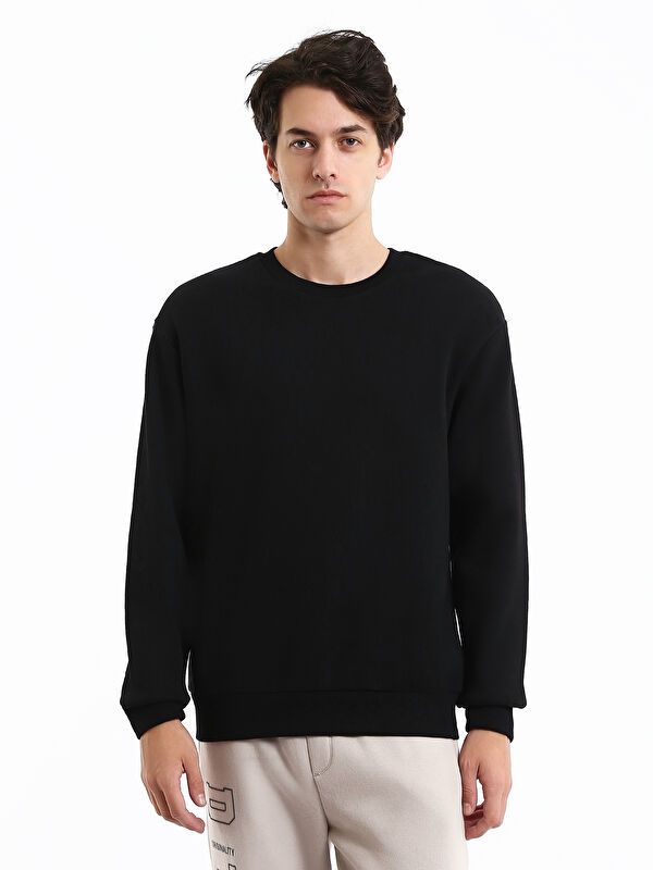 Moudda LC Waikiki - Sweatshirt en jersey Homme Noir - Tunisie 1