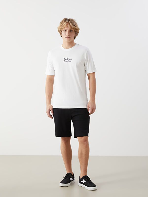 Moudda LC Waikiki - T-shirt en jersey imprimé à manches courtes pour Hommes - Tunisie 2