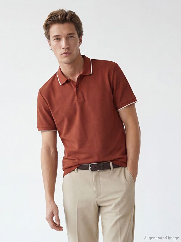 Moudda LC Waikiki - T-shirt manches courtes en jersey pour Homme - Tunisie 1