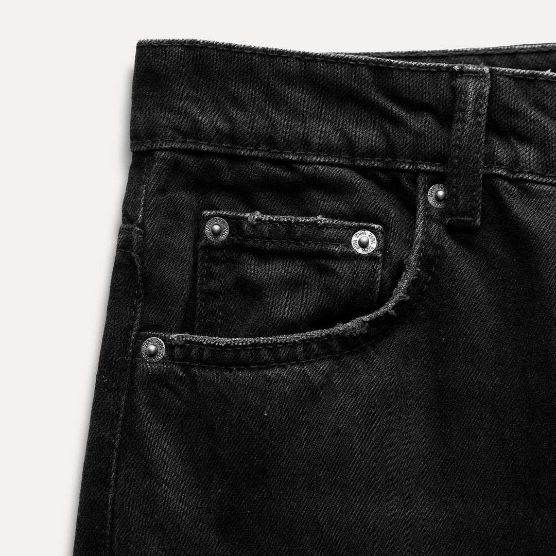 Moudda ZARA - Pantalon mom coupe nouvelle taille haute longueur classique - Tunisie 3