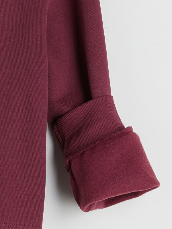 Moudda LC Waikiki - Sweatshirt en jersey Fille Prune - Tunisie 4