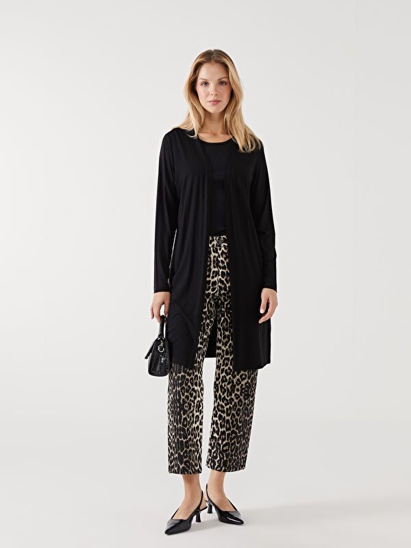 Moudda LC Waikiki - Cardigan jersey Femme Noir - Tunisie 1