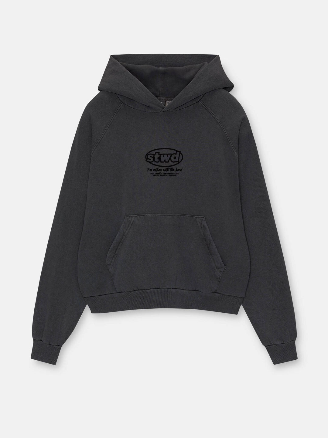 Moudda PULL & BEAR - Sweat Capuche Lavé - Flock Logo - Tunisie 4