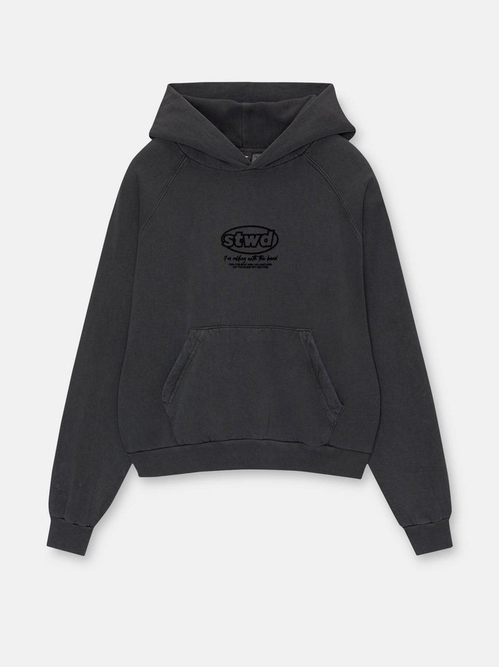 Moudda PULL & BEAR - Sweat Capuche Lavé - Flock Logo - Tunisie 4