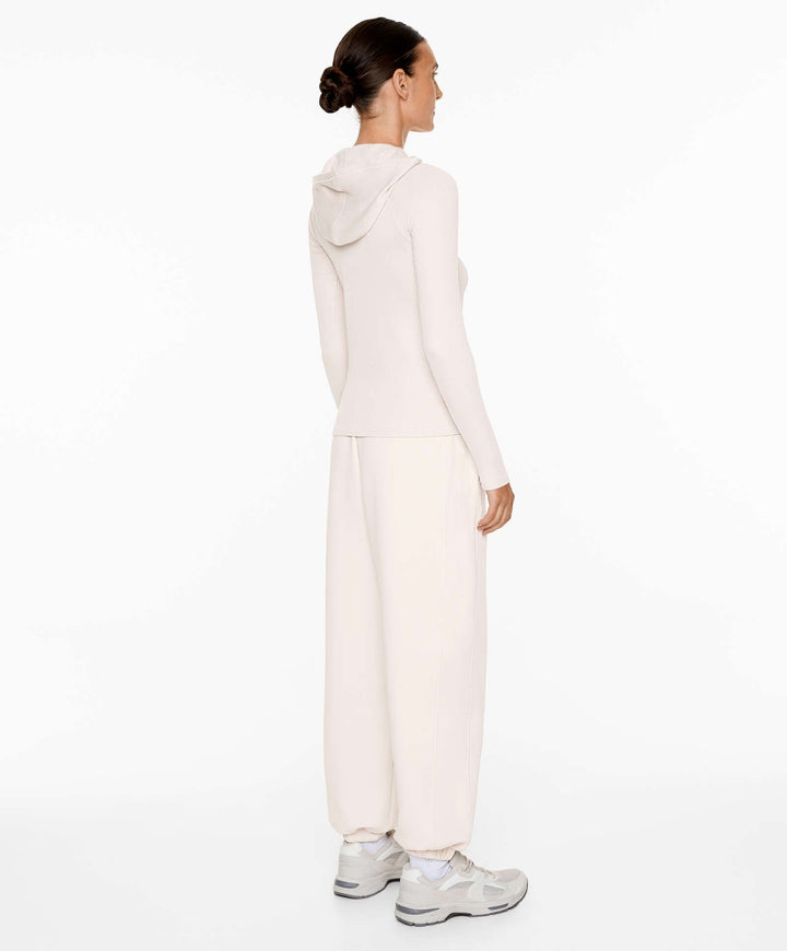 Moudda Oysho - Sweat à Capuche Maille Côtelée Manches Longues - Tunisie 5