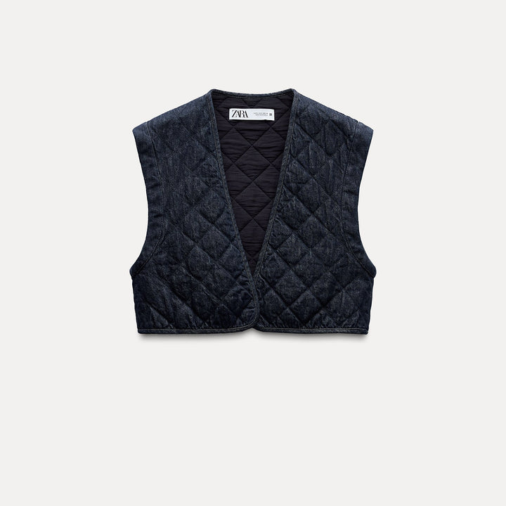 Moudda ZARA - Gilet denim matelassé - Tunisie 1