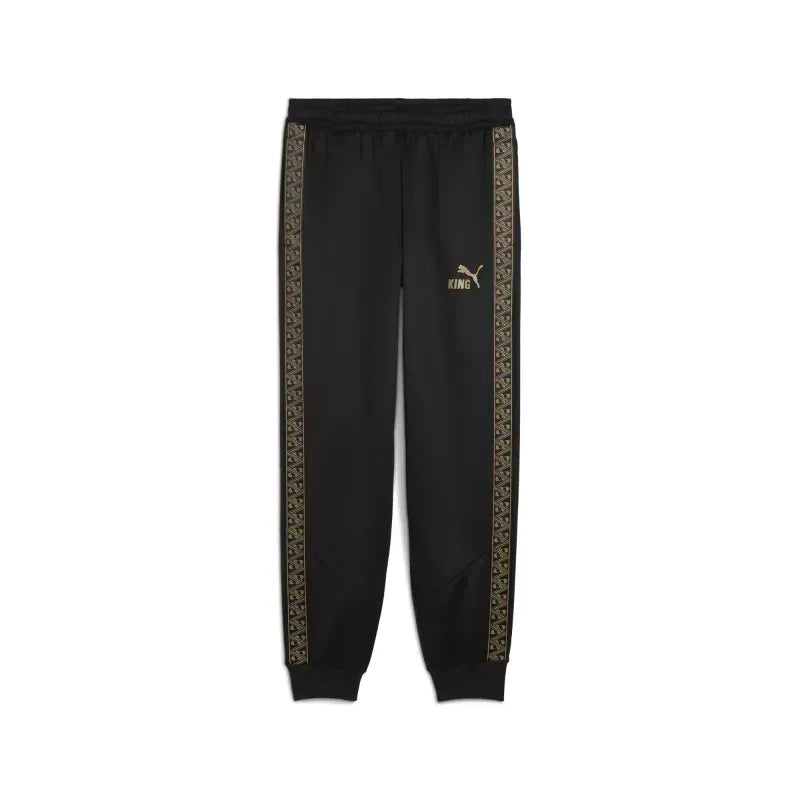 Moudda Puma - Bas survêtement PUMA KING Anthem Pants,PUMA Black-PUMA Gold pour hommes - Tunisie 1