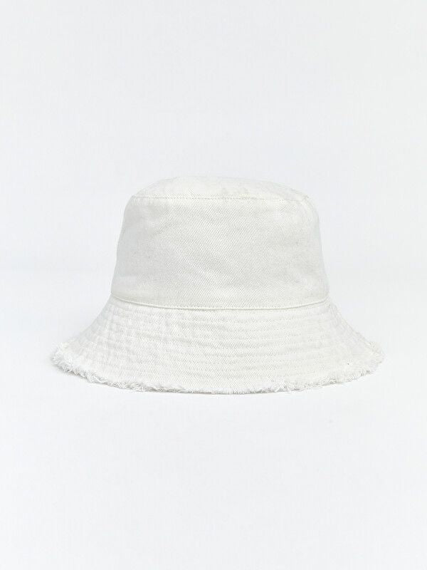 Moudda LC Waikiki - Chapeau en tissu pour Femme couleur Écru - Tunisie 1