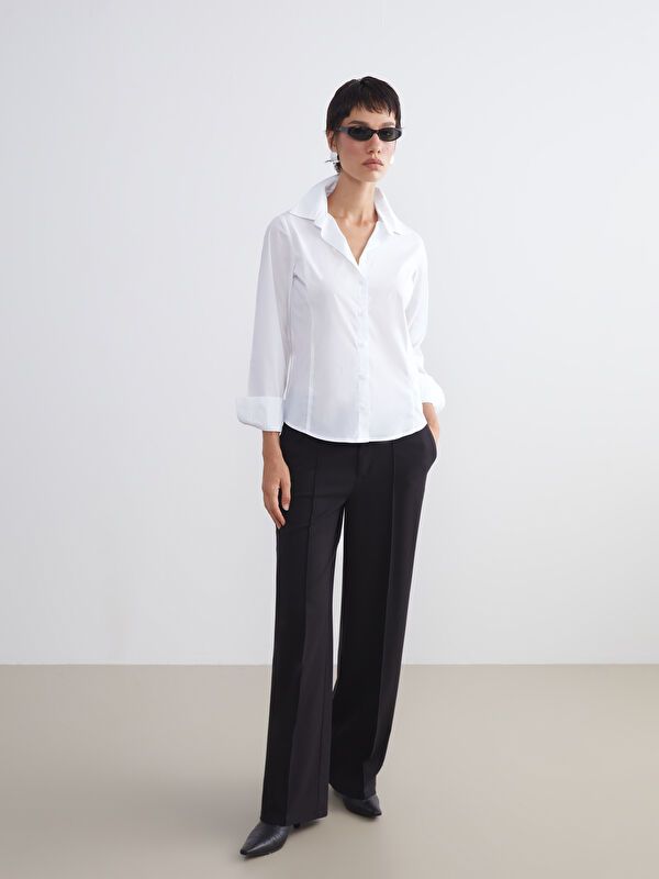 Moudda LC Waikiki - Pantalon tissé moyen Femme Noir - Tunisie 1