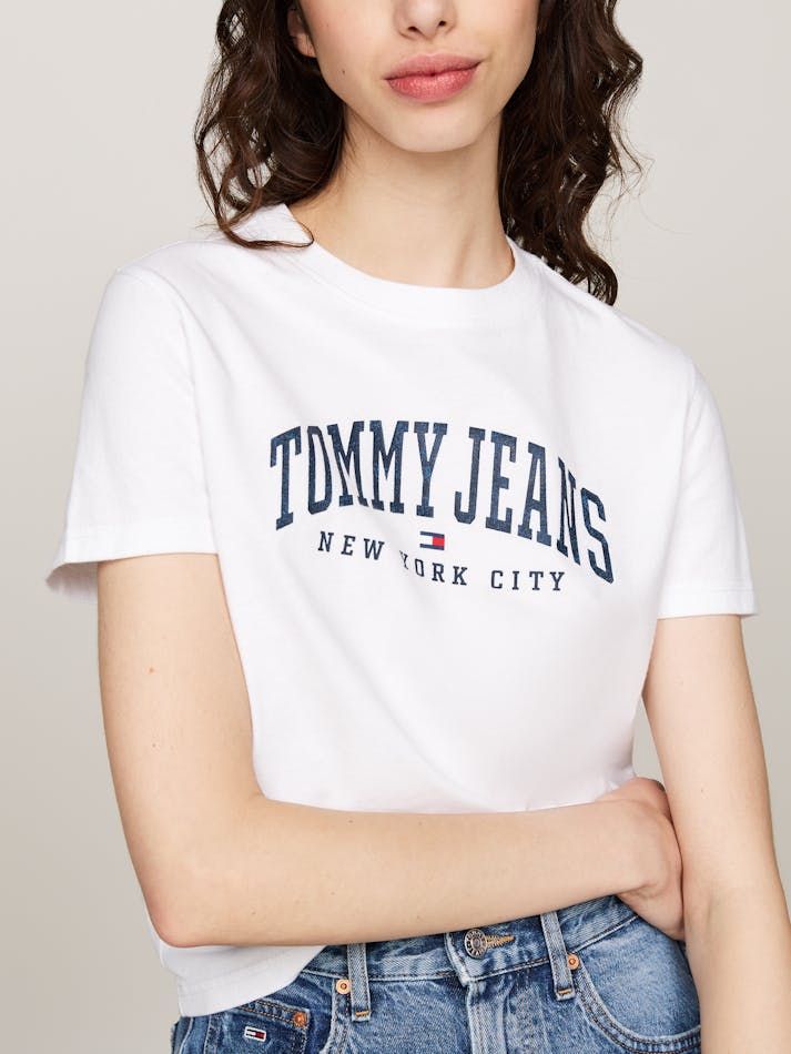 Moudda Tommy Hilfiger - Tshirt Ras Du Cou Avec Logo Universitaire  - Tunisie 3