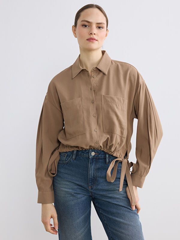 Moudda LC Waikiki - Chemise manches longues en tissu pour Femme - Tunisie 1