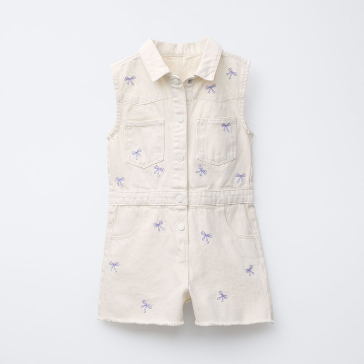 Moudda ZARA - Combinaison Courte Enfant - Serge & Broderie - Tunisie 1