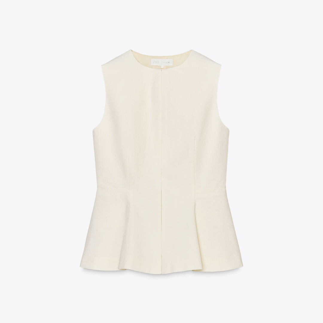 Moudda ZARA - Gilet - Coton & Peplum - Tunisie 1