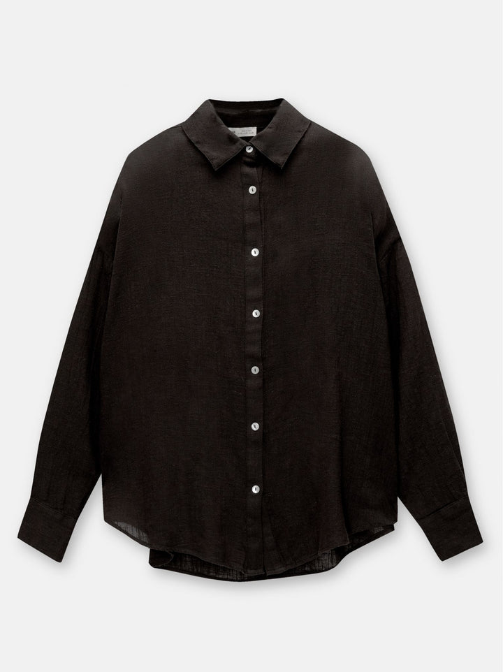 Moudda PULL & BEAR - Chemise Basique Oversized Rustique - Tunisie 3
