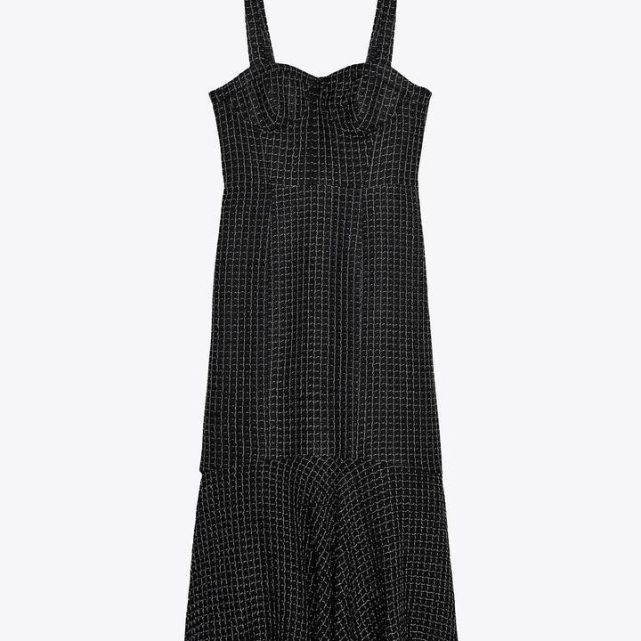 Moudda ZARA - Robe Bustier Midi Lurex - Volant Bas - Tunisie 1