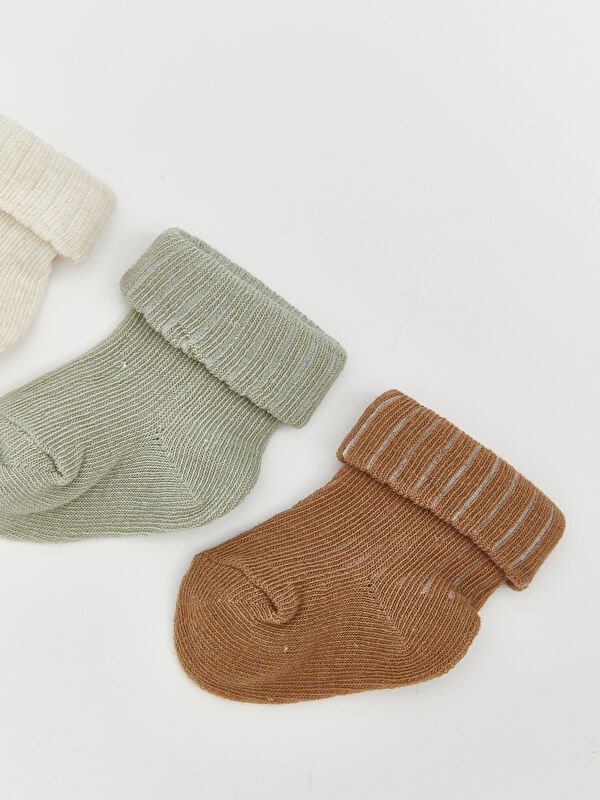 Moudda LC Waikiki - Chaussettes courtes Garçon Mélange écru - Tunisie 3