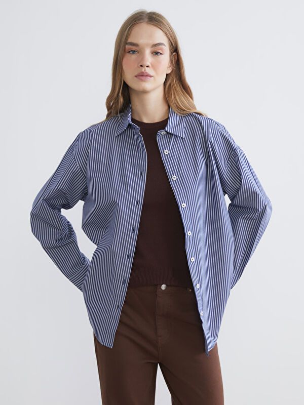 Moudda LC Waikiki - Chemise tissée à manches longues pour Femmes - Tunisie 1