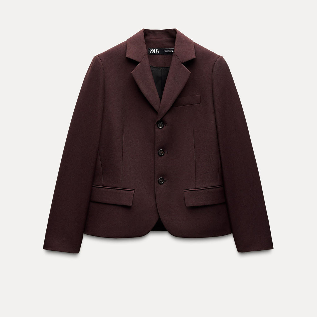 Moudda ZARA - Combinaison veste bordeaux - Wardrobe - Tunisie 1