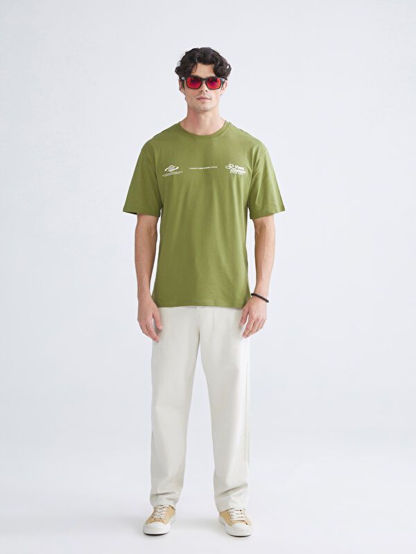 Moudda LC Waikiki - T-shirt en jersey imprimé à manches courtes pour Hommes - Tunisie 2