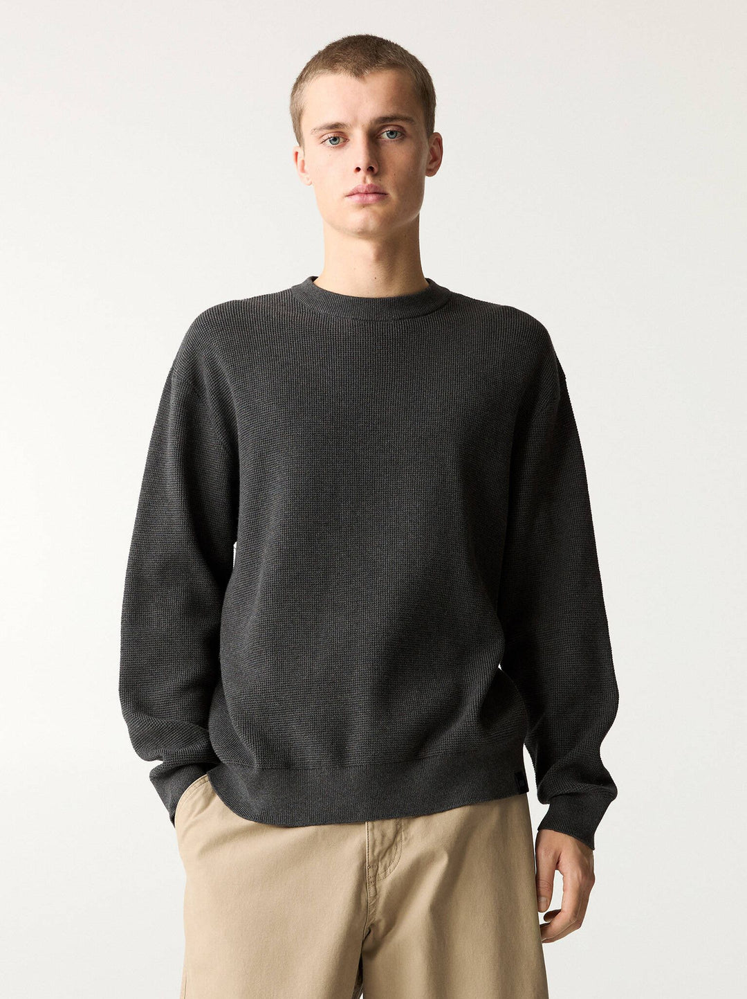 Moudda PULL & BEAR - Pull - Col Rond & Gaufré Basique - Tunisie 2