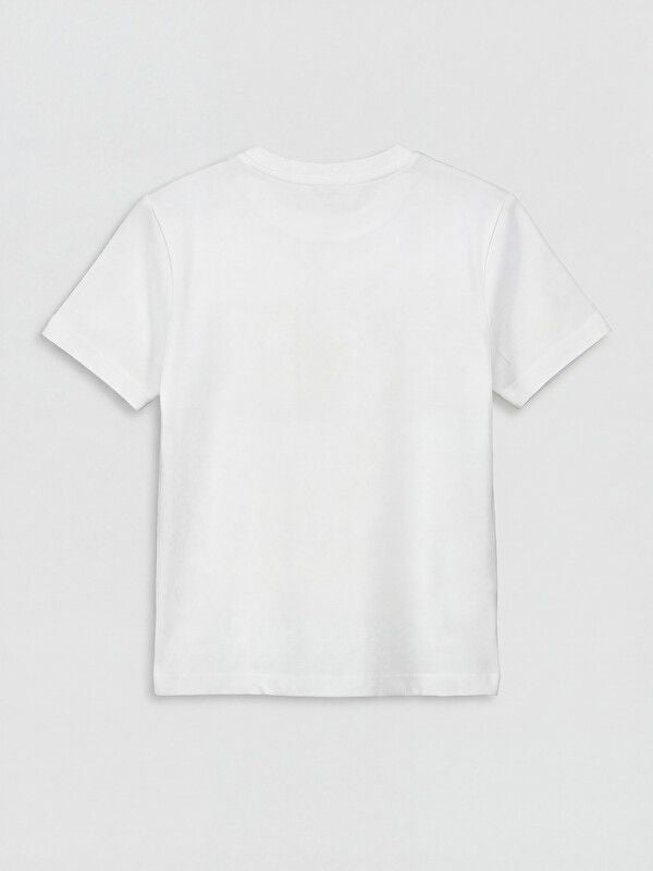 Moudda LC Waikiki - T-shirt manches courtes en jersey pour Garçon couleur Blanc - Tunisie 2