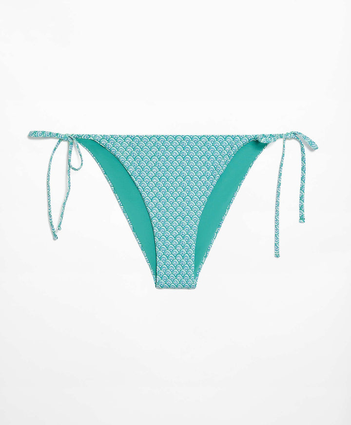 Moudda Oysho - Culotte Classique à Nœuds Sceau Turquoise - Tunisie 4