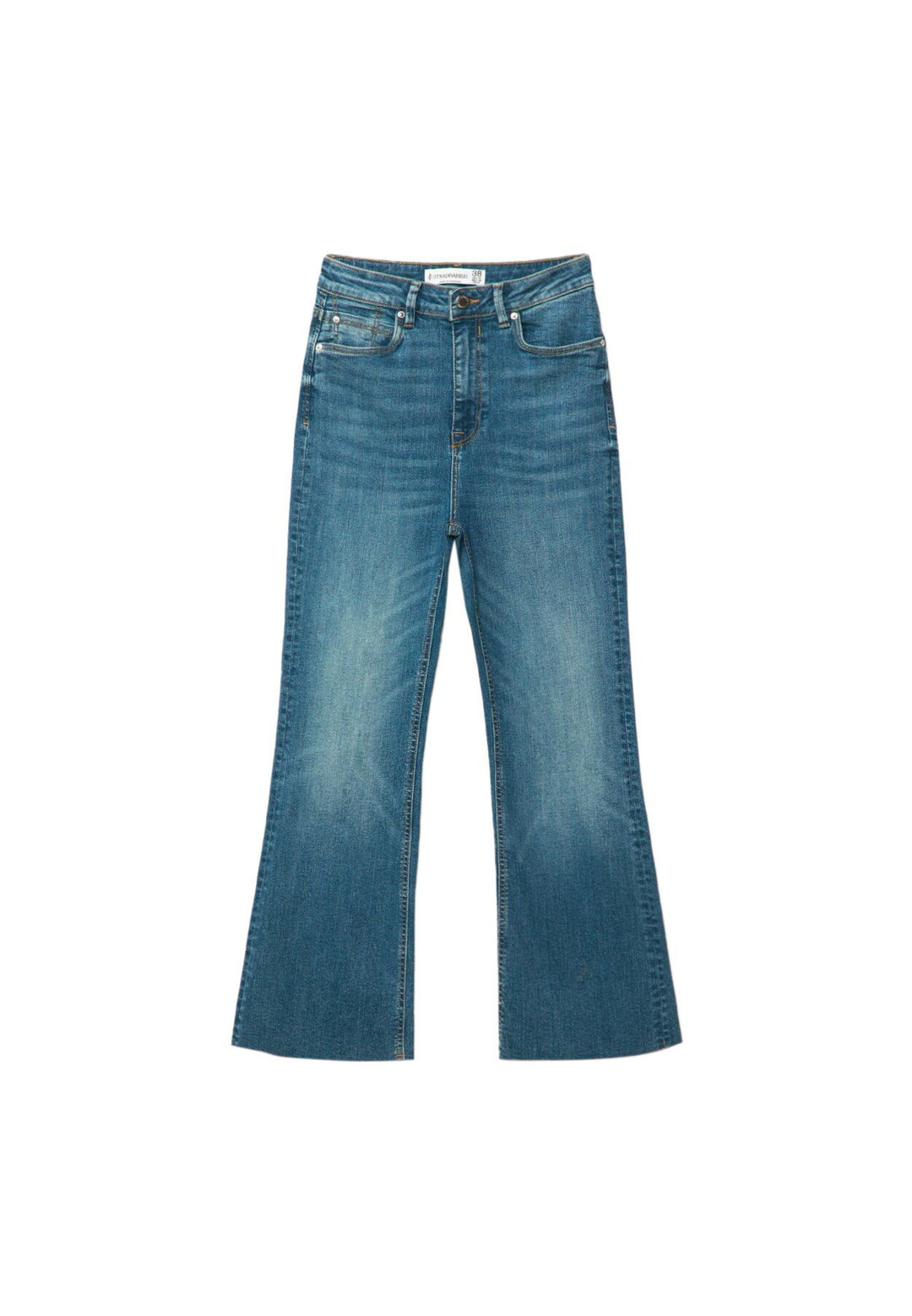 Moudda STRADIVARIUS - Jean Crop Flare Denim 50% Bio - Tunisie 1