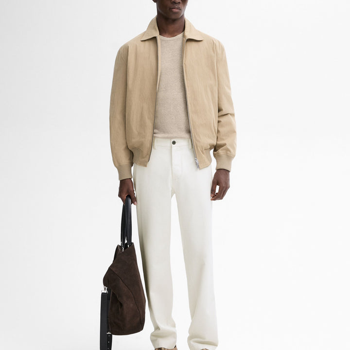 Moudda Massimo Dutti - Pantalon sergé coton coupe fuselée - Tunisie 7