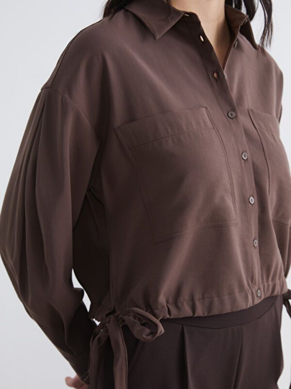 Moudda LC Waikiki - Chemise manches longues en tissu pour Femme - Tunisie 3