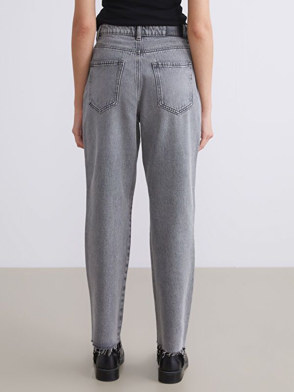 Moudda LC Waikiki - Pantalon tissé en denim Femme Anthracite - Tunisie 4