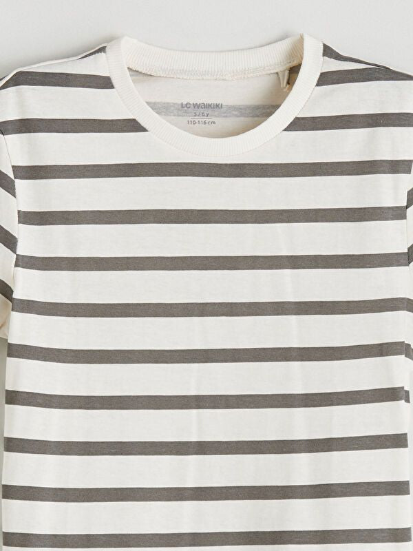 Moudda LC Waikiki - T-shirt en jersey manches courtes Garçon Kaki imprimé - Tunisie 2