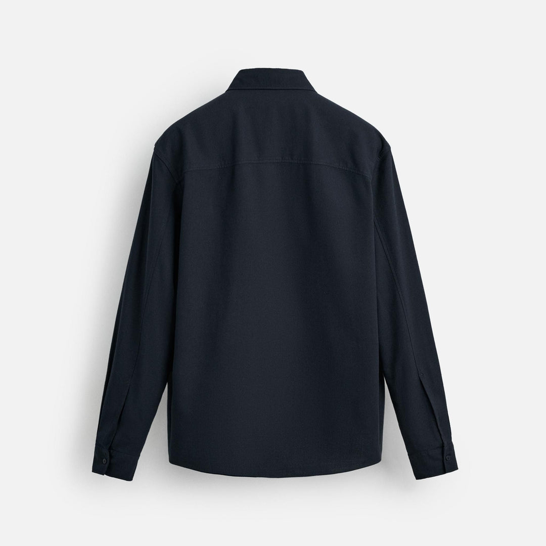 Moudda ZARA - Chemise Crêpe - Marine (Marine & Argile) - Tunisie 2